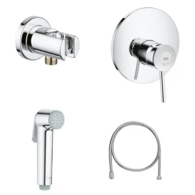 Купить Смеситель с гигиеническим душем BauClassic, Grohe в интернет-магазине Akvilon.kz