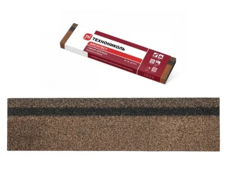 Купить Планка карнизная для гибкой черепицы Бронзовый микс (5 м2) в интернет-магазине Akvilon.kz