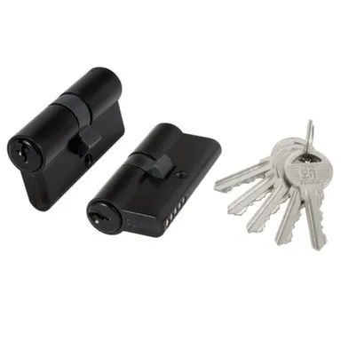 Купить Цилиндр 100 ZA 70 mm (30+10+30) BL черный 5 кл, Punto в интернет-магазине Akvilon.kz