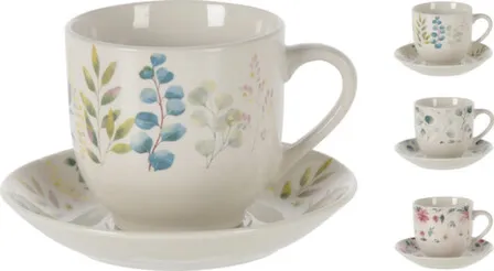 Купить Кружка 200мл, с блюдцем, Koopman в интернет-магазине Akvilon.kz