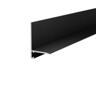 Купить Антиплинтус алюминиевый, черный, 16x2700 мм, Лука в интернет-магазине Akvilon.kz