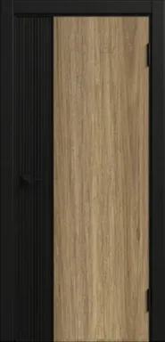 Купить Дверь межкомнатная СПУТНИК Стронг черный 900 Дубрава Сибирь в интернет-магазине Akvilon.kz