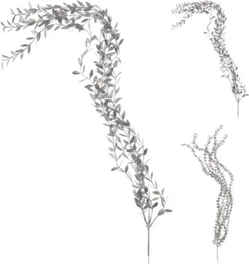 Купить Гирлянда декоративная неэлектрическая, серебро, длина 88 см, в ассортименте, Koopman в интернет-магазине Akvilon.kz