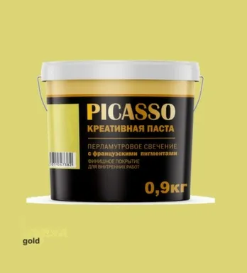 Купить Креативная паста Радуга Picasso gold 0,9 кг в интернет-магазине Akvilon.kz