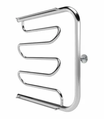 Купить Полотенцесушитель водяной 600x500мм Фокстрот с полкой, Indigo в интернет-магазине Akvilon.kz