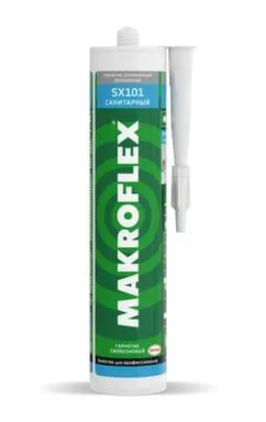 Купить Герметик силиконовый санитарный MAKROFLEX Прозрачный в интернет-магазине Akvilon.kz