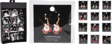 Купить Серьги с рождественским дизайном, в ассортименте, Koopman в интернет-магазине Akvilon.kz