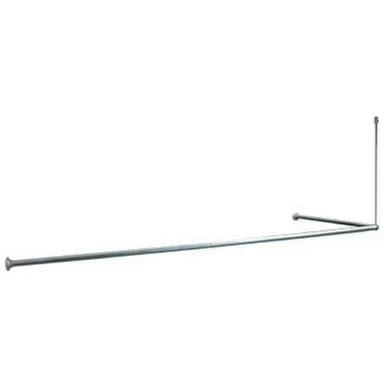 Купить Карниз для ванной комнаты 180x90 см, хром, Iddis в интернет-магазине Akvilon.kz