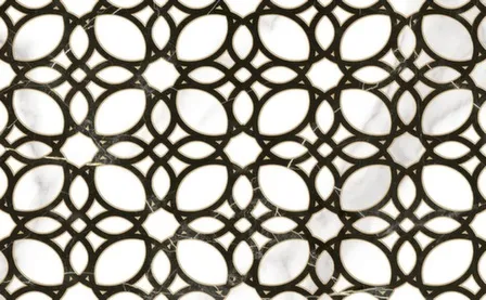 Купить Вставка Фиеста, белый 01, 25x40 см, Шахтинская керамика в интернет-магазине Akvilon.kz