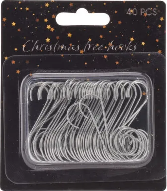 Купить Крючки для ёлочных украшений, набор 40шт, Koopman в интернет-магазине Akvilon.kz