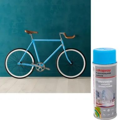 Купить Аэрозольная краска Радуга общего применения голубая 400 мл в интернет-магазине Akvilon.kz