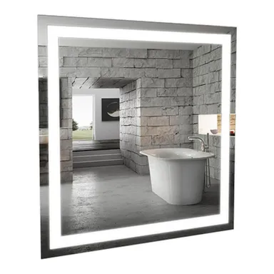 Купить Зеркало Альфа с LED подсветкой 80 см, Аква Родос в интернет-магазине Akvilon.kz