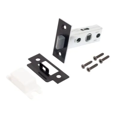 Купить Защелка дверная, Аллюр Черный матовый в интернет-магазине Akvilon.kz