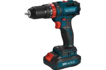 Купить Аккумуляторный шуруповерт 20 В, 40 H/м, Х2, Alteco в интернет-магазине Akvilon.kz