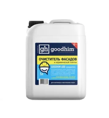 Купить Очиститель фасадов и керамической плитки Goodhim 600, концентрат 1:5, 5 л, Goodhim в интернет-магазине Akvilon.kz