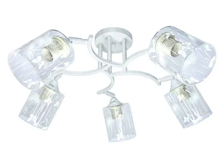 Купить Люстра Каскад 151390, белая, Е27, 60 Вт, Галлоп в интернет-магазине Akvilon.kz