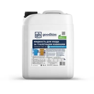 Купить Жидкость по уходу за туалетными кабинами Bio-T Prof -30С, зимний концентрат, 5 л, Goodhim в интернет-магазине Akvilon.kz