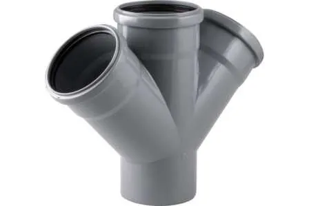 Купить Крестовина косая для внутренней канализации d 110/110/110 мм, РТП в интернет-магазине Akvilon.kz