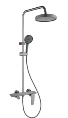 Купить Душевой комплект со смесителем черный мат. B22, LITE в интернет-магазине Akvilon.kz