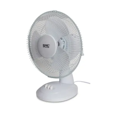 Купить Вентилятор настольный SVC AFD-925 до 15 м2, Мощность 25Вт, Диаметр 9",2 скорости, Автоповорот, Белый в интернет-магазине Akvilon.kz
