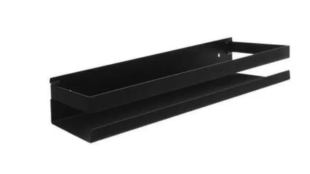 Купить Полка металлическая, черная, 300 мм, HitMix в интернет-магазине Akvilon.kz
