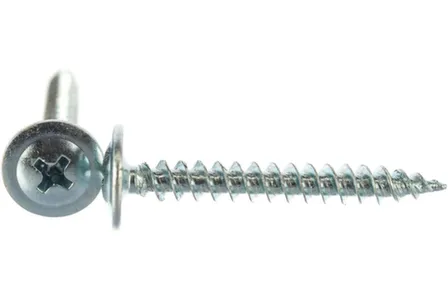 Купить Саморезы для тонк. пластин 4,2x32 (белый цинк 200 шт), Стройбат в интернет-магазине Akvilon.kz