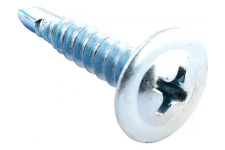 Купить Саморезы для тонк. пластин с буром 4,2x19 (белый цинк 200 шт), Стройбат в интернет-магазине Akvilon.kz