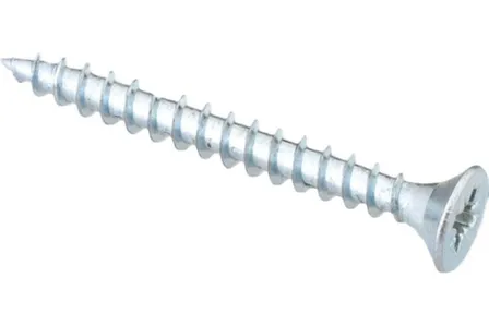 Купить Саморезы универсальные 3,5x50 (белый цинк 200 шт), Стройбат в интернет-магазине Akvilon.kz