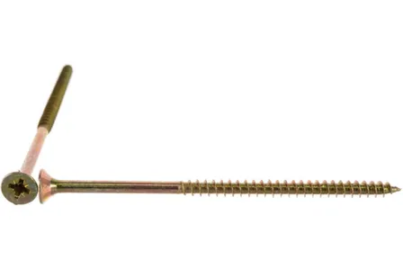 Купить Саморезы универсальные 6x120 (желтый цинк 50 шт), Стройбат в интернет-магазине Akvilon.kz