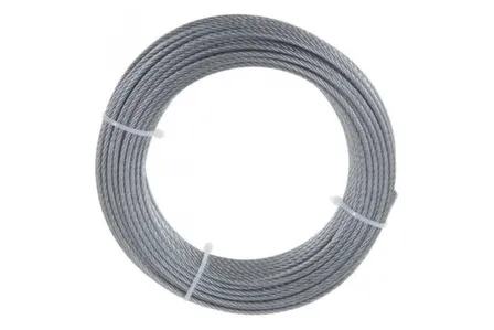 Купить Трос стальной DIN 3055 3мм (белый цинк 30 м), Стройбат в интернет-магазине Akvilon.kz