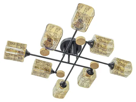 Купить Люстра Каскад 181491, черная, Е27, 60 Вт, Галлоп в интернет-магазине Akvilon.kz