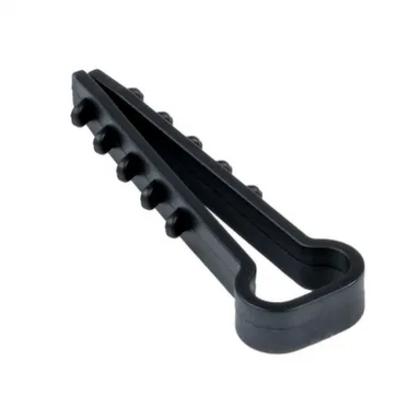 Купить Дюбель-хомут плоский черный 6-14 мм (100шт)/EKF в интернет-магазине Akvilon.kz