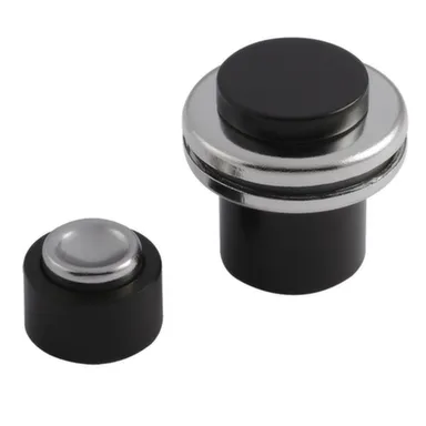 Купить Ограничитель дверной 804 черный, Нора-М в интернет-магазине Akvilon.kz