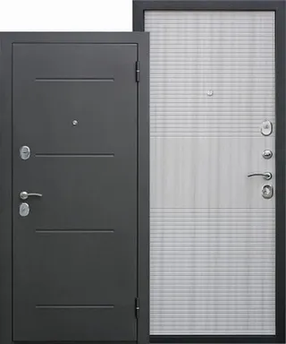 Купить Дверь металлическая 7,5см ГАРДА муар 860мм Белый ясень Феррони Правое в интернет-магазине Akvilon.kz