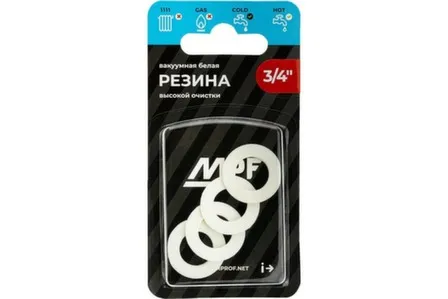 Купить Прокладка резиновая (белая) MPF 3/4" (4 шт.), МР в интернет-магазине Akvilon.kz