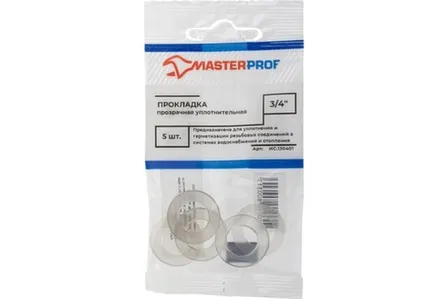 Купить Прокладка прозрачная уплотнительная 3/4" (5 шт.), MP в интернет-магазине Akvilon.kz