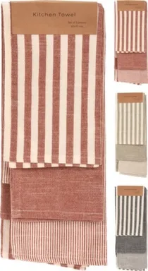 Купить Полотенце кухонное 45x70см, набор 3шт, в асс, Koopman в интернет-магазине Akvilon.kz