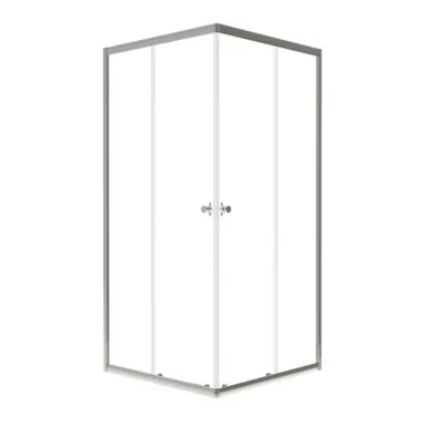 Купить Душевой уголок Вента-Хром, квадрат, без поддона, 800x800x1850 мм, Triton в интернет-магазине Akvilon.kz