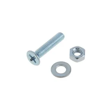 Купить Винт с потайной головкой оцинк.M5x16+гайка+шайба(14 шт), Tech-KREP в интернет-магазине Akvilon.kz