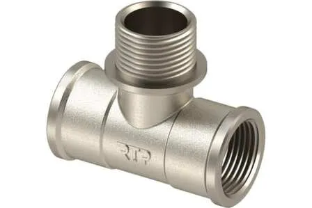 Купить Тройник резьбовой 1/2" ВР-НР-ВР, РТП в интернет-магазине Akvilon.kz