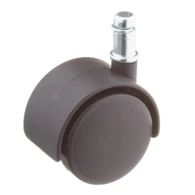 Купить Ролик двойной со штифтом d 11 мм, 50 мм, пластик, черный, 1 шт, Стройбат в интернет-магазине Akvilon.kz