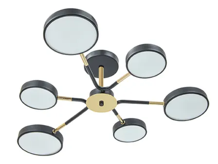 Купить Люстра светодиодная Галактика 1068860, черный, 95 Вт, ф760x180 мм, Галлоп в интернет-магазине Akvilon.kz