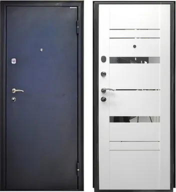 Купить Дверь металлическая КАТЮША 850x2050 букле/ясень белый Город мастеров Правое 2050x850 в интернет-магазине Akvilon.kz