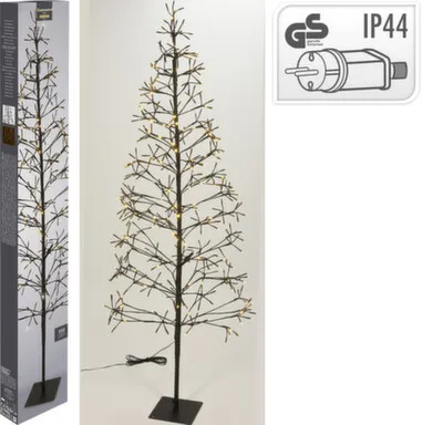 Купить Светильник электрический LED Дерево, 160 led-ламп, высота 120 см, работает от сети на напряжении 220-240 В, адаптер IP44, Koopman в интернет-магазине Akvilon.kz