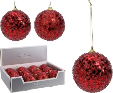 Купить Ёлочное украшение Шар, диаметр 8 см, в ассортименте, Koopman в интернет-магазине Akvilon.kz