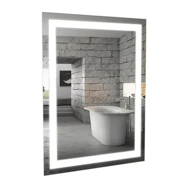 Купить Зеркало Альфа с LED подсветкой 60 см, Аква Родос в интернет-магазине Akvilon.kz