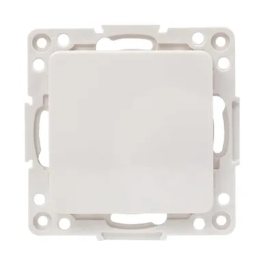 Купить Белый выключатель 1- клавишный 10А Стокгольм в интернет-магазине Akvilon.kz