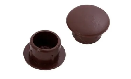 Купить Заглушка декоративная 10 мм дуб (35 шт), Tech-KREP в интернет-магазине Akvilon.kz