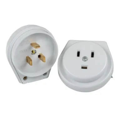 Купить Разъем соединительный для электроплиты белый, вилка и розетка, EKF в интернет-магазине Akvilon.kz