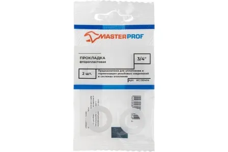 Купить Прокладка из фторопласта 3/4" (2 шт.), MP в интернет-магазине Akvilon.kz